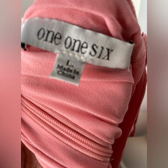 One One Six Nordstrom Pink Spaghetti Adjustable Strap Maxi Dress - Picture 5 of 8